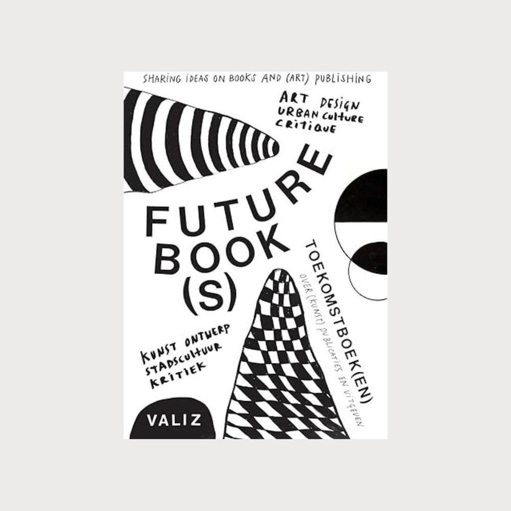 An image of the book cover for Future Book(s), with graphic drawings and text.