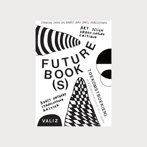 An image of the book cover for Future Book(s), with graphic drawings and text.