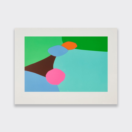 An colourful abstract artwork by artist Federico Herrero