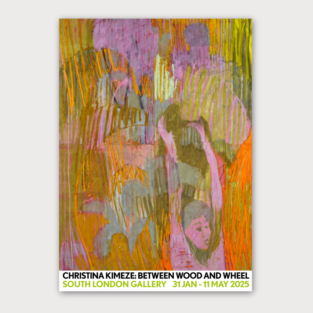Christina Kimeze: Between Wood and Wheel Exhibition Posters