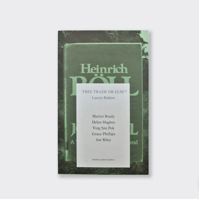 A green book cover on a white background. The book is called 'Free Trade or Else' by author Laurie Robins.