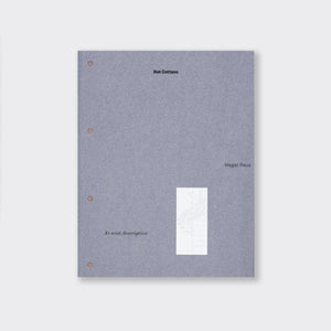 A pale blue book on a white background. The book is called Hot Cottons by Magali Reus.