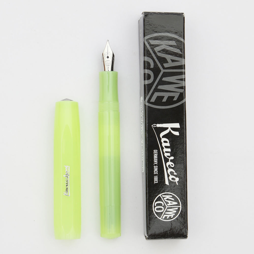 Kaweco 'Fine Lime' Frosted Sport Fountain Pen – South London Gallery Shop